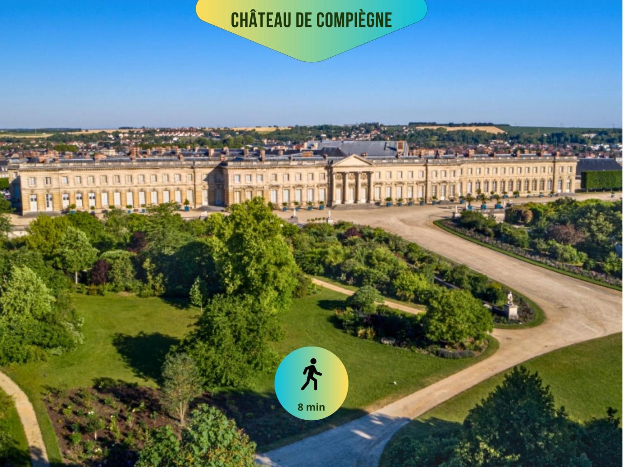 Le Corneille - Ideal Pros & Couples - Centre Historique - Chateau 5Min - Gare 10Min - Au Calme - Fibre Compiegne Bagian luar foto